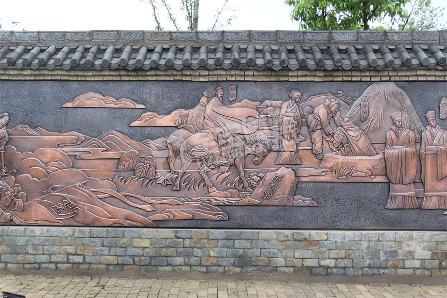 泗縣虞姬故居鍛銅浮雕原創(chuàng)設(shè)計(jì)及施工定制項(xiàng)目